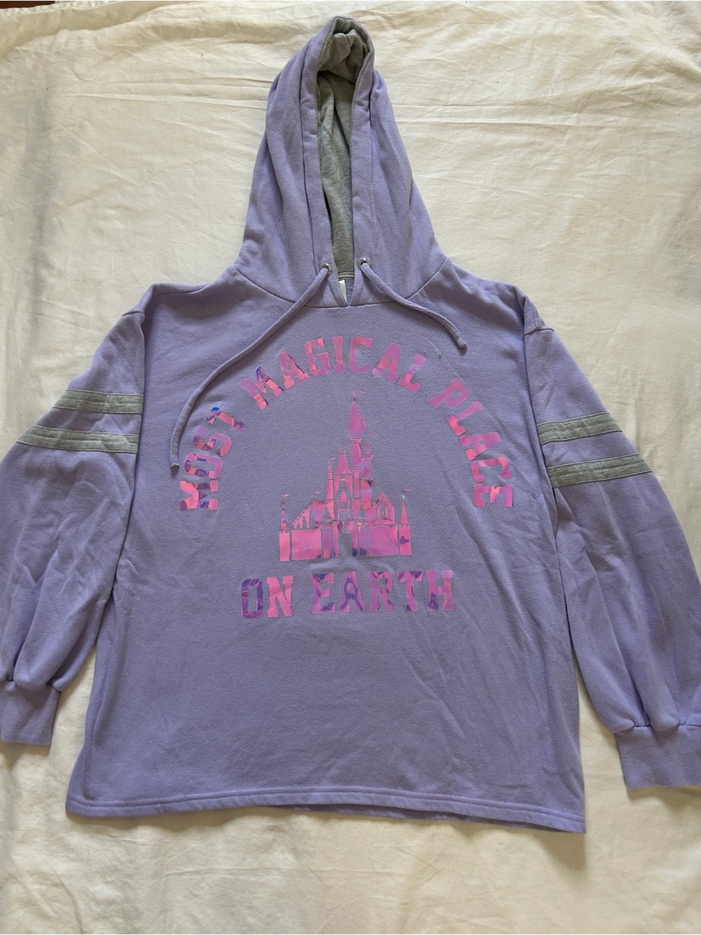 Walt Disney World Lavender “Most Magical Place On Earth” Hoodie